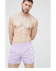 Strój kąpielowy szorty kąpielowe kolor fioletowy - Answear.com Hugo