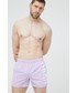 Strój kąpielowy Hugo szorty kąpielowe kolor fioletowy