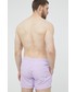 Strój kąpielowy Hugo szorty kąpielowe kolor fioletowy