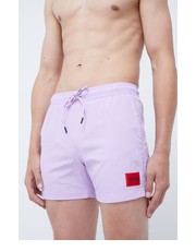 Strój kąpielowy szorty kąpielowe kolor fioletowy - Answear.com Hugo