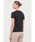 Bluzka Elisabetta Franchi t-shirt bawełniany kolor czarny