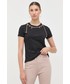 Bluzka Elisabetta Franchi t-shirt bawełniany kolor czarny