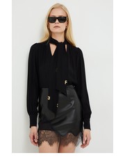 Bluzka bluzka damska kolor czarny gładka - Answear.com Elisabetta Franchi