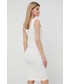 Sukienka Elisabetta Franchi sukienka kolor biały mini dopasowana