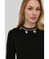 Sweter Elisabetta Franchi Sweter damski kolor czarny lekki