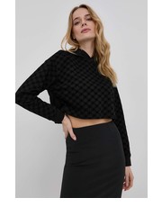 Bluza bluza damska kolor czarny z kapturem wzorzysta - Answear.com Elisabetta Franchi