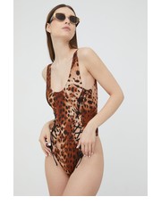 Strój kąpielowy strój kąpielowy kolor brązowy miękka miseczka - Answear.com Elisabetta Franchi