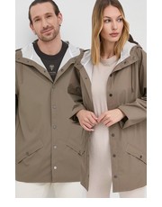 Kurtka kurtka 12010 Jacket kolor beżowy przejściowa - Answear.com Rains