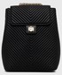 Plecak Furla plecak skórzany damski kolor czarny mały gładki