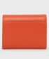 Portfel Furla portfel skórzany damski kolor pomarańczowy