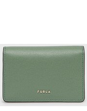 Portfel portfel skórzany damski kolor zielony - Answear.com Furla