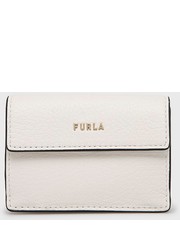 Portfel portfel skórzany damski kolor biały - Answear.com Furla