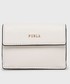 Portfel Furla portfel skórzany damski kolor biały