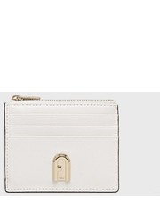 Portfel portfel skórzany damski kolor biały - Answear.com Furla