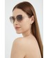 Okulary Furla okulary przeciwsłoneczne damskie kolor brązowy