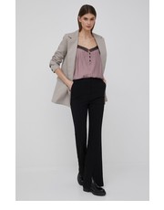 Bluzka bluzka kolor fioletowy - Answear.com Sisley