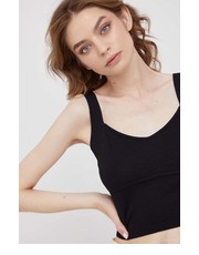 Bluzka top damski kolor czarny - Answear.com Sisley