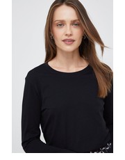 Bluzka longsleeve bawełniany kolor czarny - Answear.com Sisley
