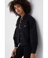 Kurtka Sisley kurtka jeansowa damska kolor czarny przejściowa