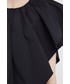 Sukienka Sisley sukienka kolor czarny mini dopasowana