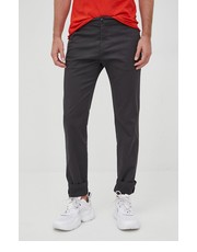 Spodnie męskie spodnie męskie kolor szary dopasowane - Answear.com Sisley
