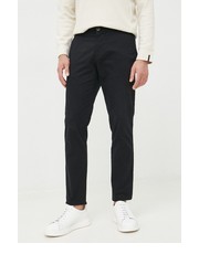 Spodnie męskie spodnie męskie kolor czarny proste - Answear.com Sisley