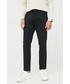 Spodnie męskie Sisley spodnie męskie kolor czarny proste