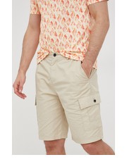 Krótkie spodenki męskie szorty bawełniane męskie kolor beżowy - Answear.com Sisley