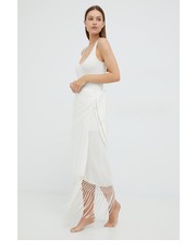 Strój kąpielowy spódnica plażowa kolor biały - Answear.com Sisley
