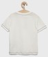 Koszulka Sisley t-shirt bawełniany dziecięcy kolor biały z aplikacją