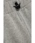 Spodnie Sisley spodnie dresowe bawełniane dziecięce kolor szary gładkie