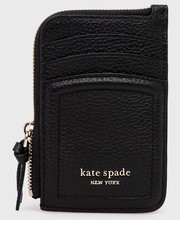 Portfel etui na klucze skórzane damski kolor czarny - Answear.com Kate Spade
