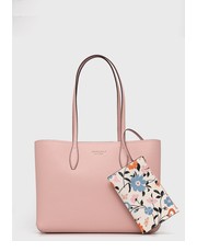 Torebka torebka skórzana kolor różowy - Answear.com Kate Spade