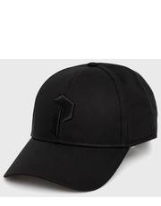 Czapka czapka bawełniana kolor czarny z aplikacją - Answear.com Peak Performance