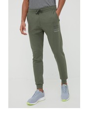 Spodnie męskie spodnie dresowe męskie kolor zielony z nadrukiem - Answear.com Peak Performance