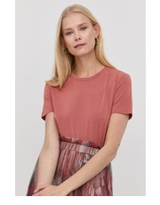 Bluzka t-shirt damski kolor różowy - Answear.com Max Mara Leisure
