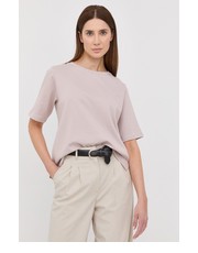 Bluzka T-shirt damski kolor różowy - Answear.com Max Mara Leisure