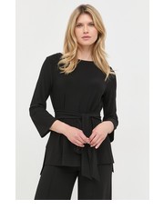 Bluzka bluzka damska kolor czarny gładka - Answear.com Max Mara Leisure