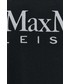 Sukienka Max Mara Leisure sukienka kolor czarny mini oversize