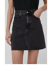 Spódnica spódnica jeansowa kolor czarny mini prosta - Answear.com Dr. Denim