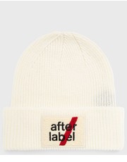 Czapka czapka wełniana kolor biały z cienkiej dzianiny wełniana - Answear.com After Label