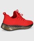 Sneakersy męskie Goe buty kolor czerwony
