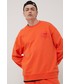 Bluza męska Diadora bluza bawełniana męska kolor pomarańczowy z nadrukiem