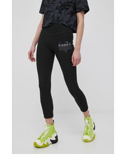 Legginsy legginsy damskie kolor czarny z nadrukiem - Answear.com Diadora