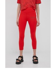 Legginsy legginsy damskie kolor czerwony z nadrukiem - Answear.com Diadora