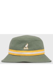 Kapelusz kapelusz bawełniany kolor zielony bawełniany - Answear.com Kangol
