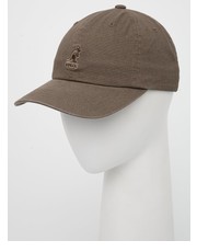 Czapka czapka bawełniana kolor zielony z aplikacją - Answear.com Kangol