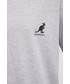 T-shirt - koszulka męska Kangol t-shirt bawełniany kolor szary z nadrukiem