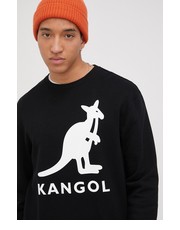 Bluza bluza bawełniana kolor czarny z nadrukiem - Answear.com Kangol