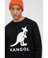 Bluza Kangol bluza bawełniana kolor czarny z nadrukiem
